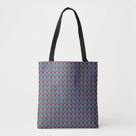Vierkanten & afgeronde vierkanten tote bag (Voorkant)
