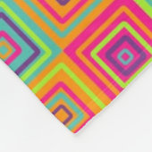 Vierkanten Patroon Fleece Deken (Hoek)