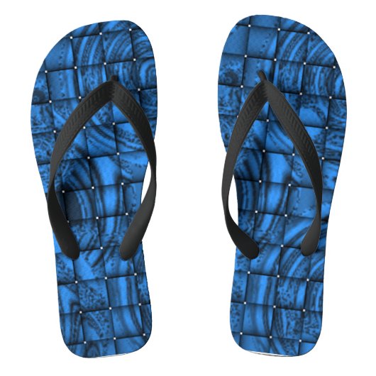 "Vierkanten" Teenslippers (Voetbed)