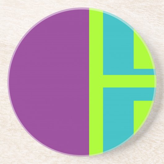 vierkanten zandsteen onderzetter (Voorkant)