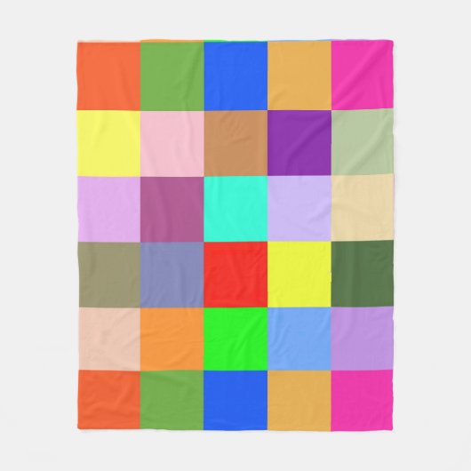 Vierkantig Fleece Deken (Voorkant)