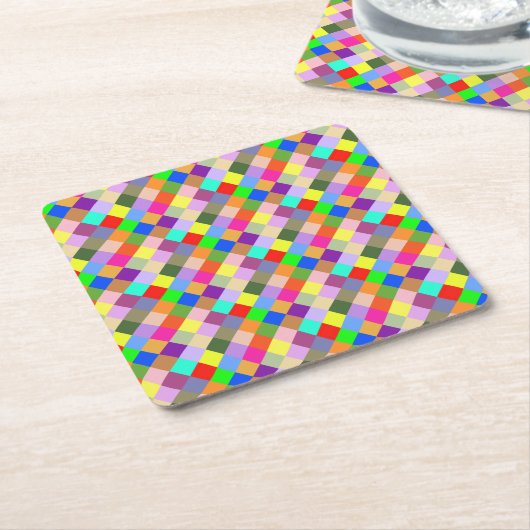 Vierkantig Kartonnen Onderzetters (Schuin)