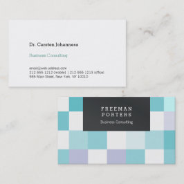 Vierkantig, praktisch, elegant en helder visitekaartje