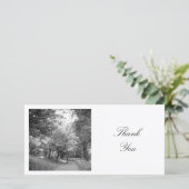 Vierkantige foto - Fietspad BW Bedankkaart (Staand voorkant)