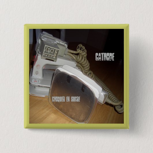 Vierkantje definiëren vierkante button 5,1 cm (Voorkant)