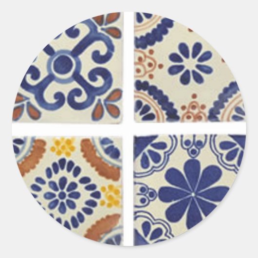 vierkantje ronde sticker (Voorkant)