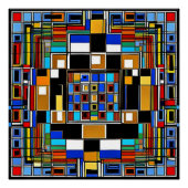 Vierkantjes 5 perfect poster (Voorkant)