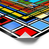 Vierkantjes 5 perfect poster (Hoek)