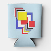 Vierkantjes Abstract Blikjeskoeler (Voorkant)