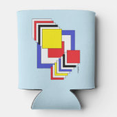 Vierkantjes Abstract Blikjeskoeler (Achterkant)