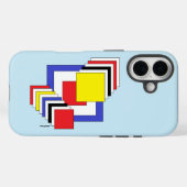 Vierkantjes Abstract Case-Mate iPhone Case (Achterkant (horizontaal))