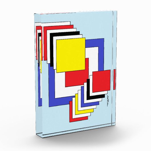 Vierkantjes Abstract Fotoblokken (Links)