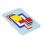 Vierkantjes Abstract Magneet (Rechterzijde)