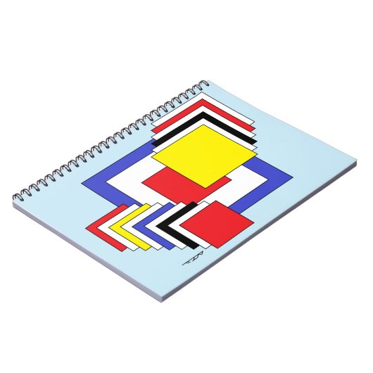 Vierkantjes Abstract Notitieboek (Linkerzijde)