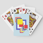 Vierkantjes Abstract Pokerkaarten (Achterkant)