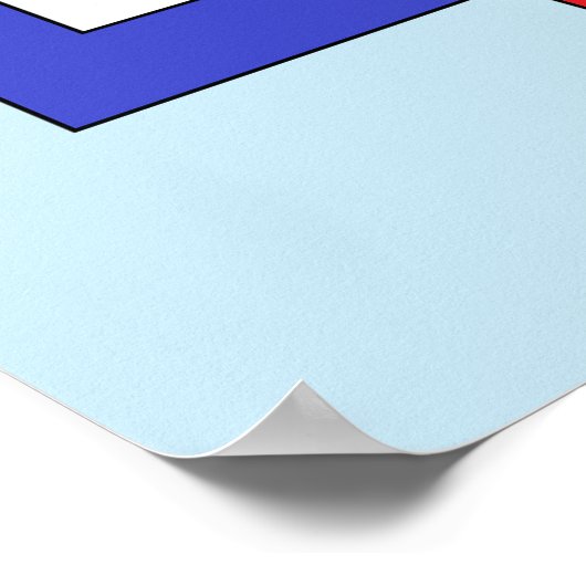 Vierkantjes Abstract Poster (Hoek)