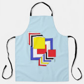 Vierkantjes Abstract Schort (Voorkant)