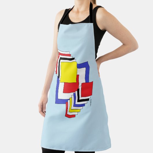 Vierkantjes Abstract Schort (Insitu)