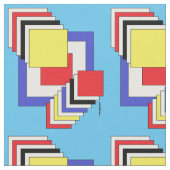 Vierkantjes Abstract Stof (Close Up)