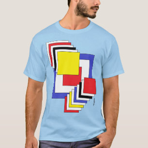 Vierkantjes Abstract T-shirt