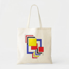Vierkantjes Abstract Tote Bag