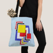Vierkantjes Abstract Tote Bag (Dichtbij)