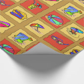 Vierkantjes Cadeaupapier (Hoek)