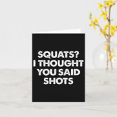 Vierkantjes die ik dacht dat je schoten zei kaart (Gele Bloem)