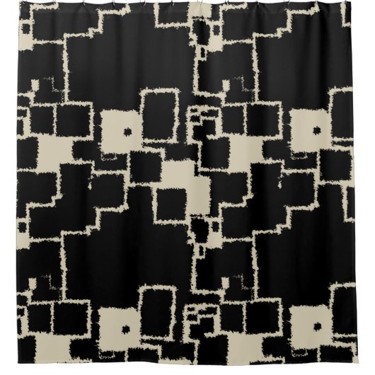  vierkantjes douchegordijn (Voorkant)
