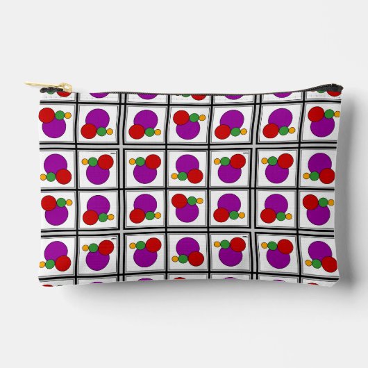 Vierkantjes en cirkels Abstract Etui (Voorkant)