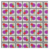 Vierkantjes en cirkels Abstract Stof (Swatch)