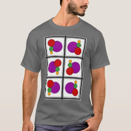 Vierkantjes en cirkels Abstract T-shirt