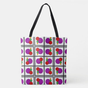 Vierkantjes en cirkels Abstract Tote Bag