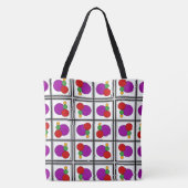Vierkantjes en cirkels Abstract Tote Bag (Achterkant)