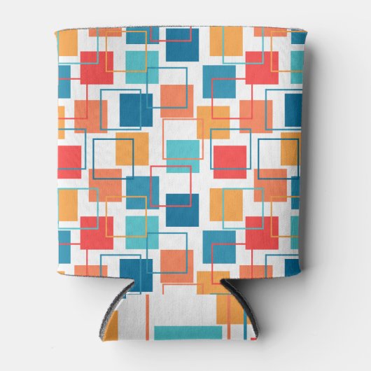 Vierkantjes en contouren blikjeskoeler (Voorkant)