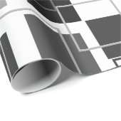 Vierkantjes en contouren cadeaupapier (Rol Hoek)