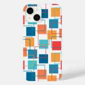 Vierkantjes en contouren Case-Mate iPhone case (Achterkant)
