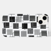 Vierkantjes en contouren Case-Mate iPhone case (Achterkant (horizontaal))