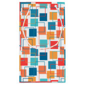 Vierkantjes en contouren klein cadeauzakje (Achterkant)