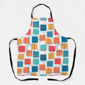 Vierkantjes en contouren schort (Voorkant)