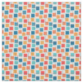 Vierkantjes en contouren stof (Swatch)