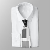 Vierkantjes en contouren stropdas (Gebonden)