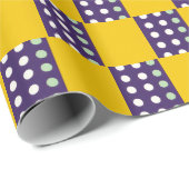 Vierkantjes en stippen cadeaupapier (Rol Hoek)