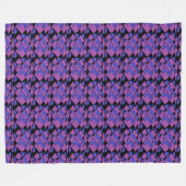 Vierkantjes Fleece Deken (Voorkant (Horizontaal))