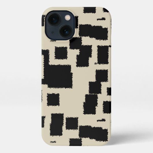  vierkantjes iPhone hoesje (Achterkant)