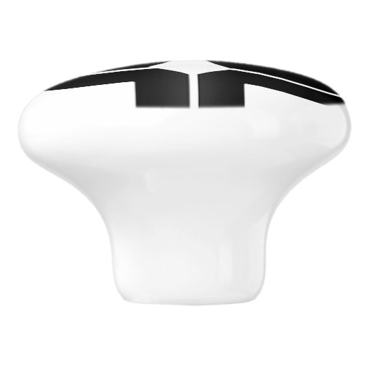 Vierkantjes Keramische Knop (Zijkant)