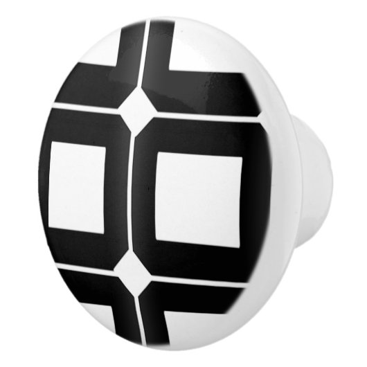 Vierkantjes Keramische Knop (Rechts)