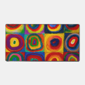 vierkantjes met cirkels, Abstract, Wassily Kandins Bureaumat (Voorkant)