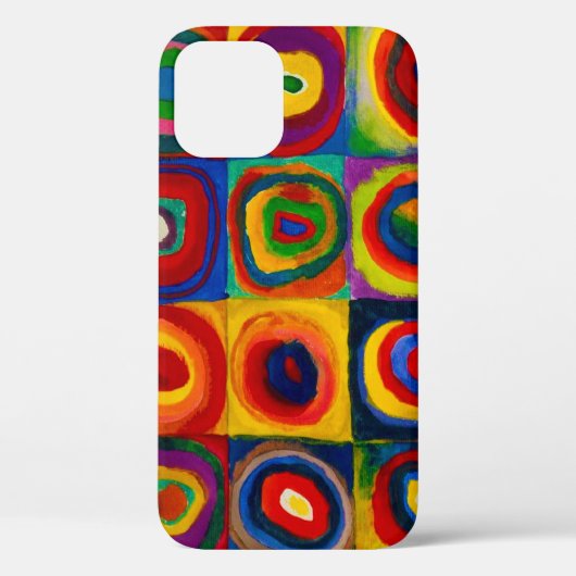 vierkantjes met cirkels, Abstract, Wassily Kandins Case-Mate iPhone Case (Achterkant)