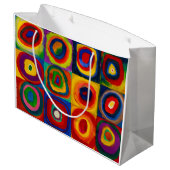vierkantjes met cirkels, Abstract, Wassily Kandins Groot Cadeauzakje (Achterkant Gekanteld)